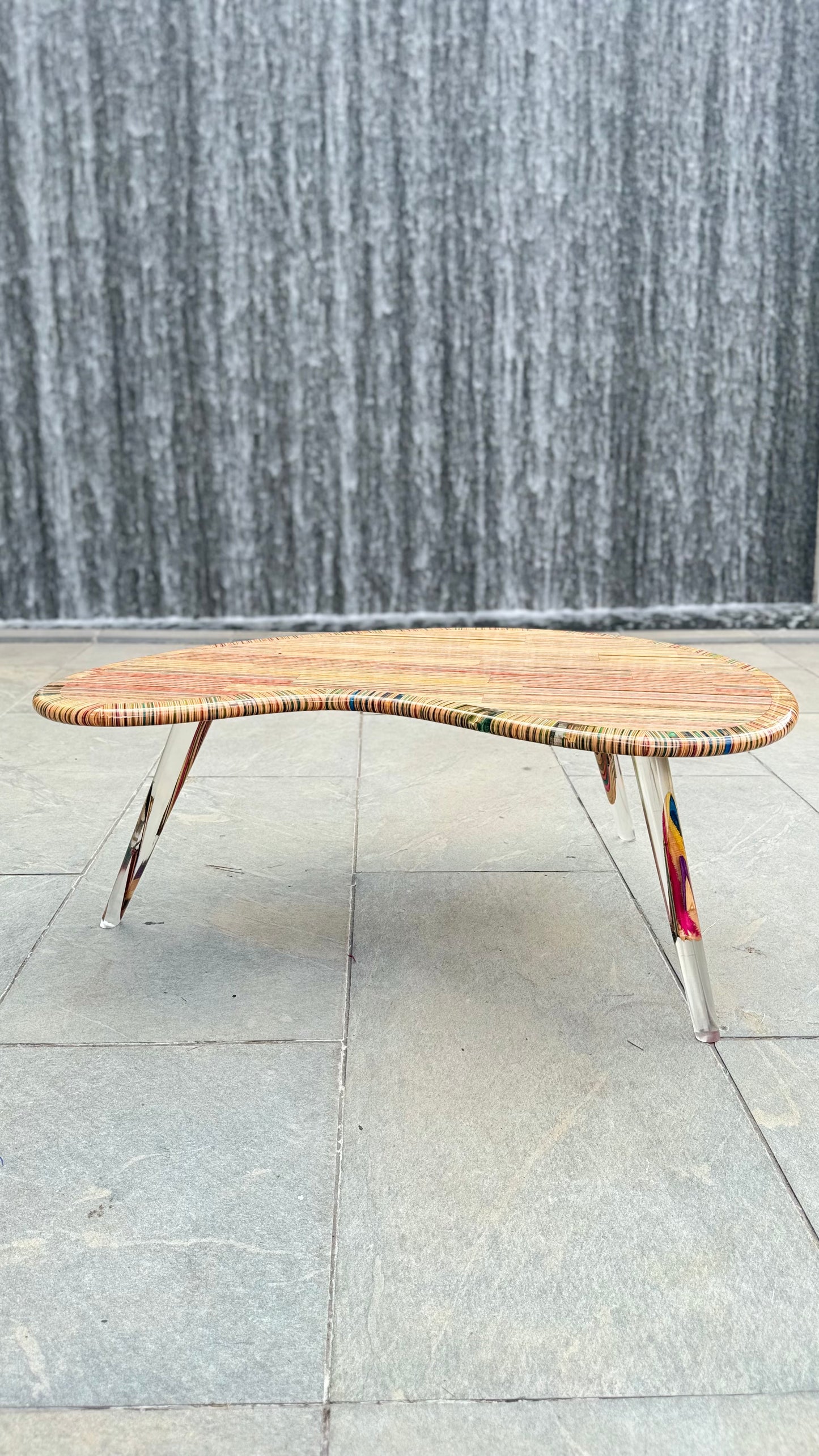 Large Recycled Skateboard Bean Table Pre Order