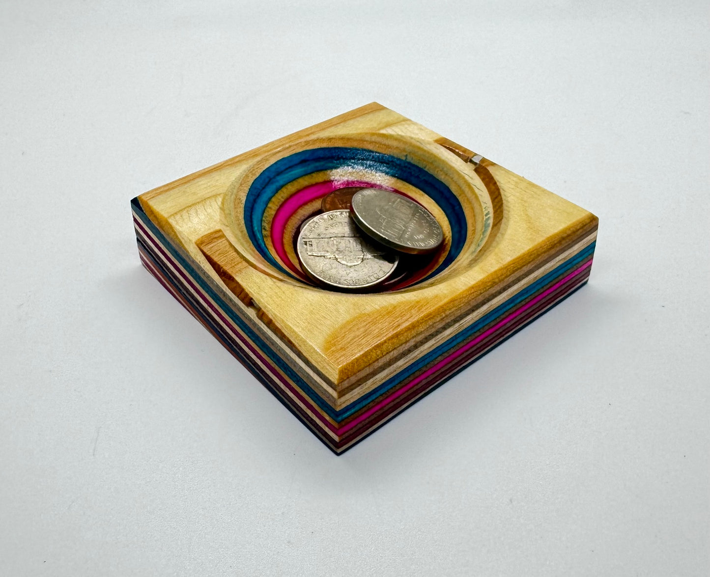 Micro Recycled Skateboard Coin Dish