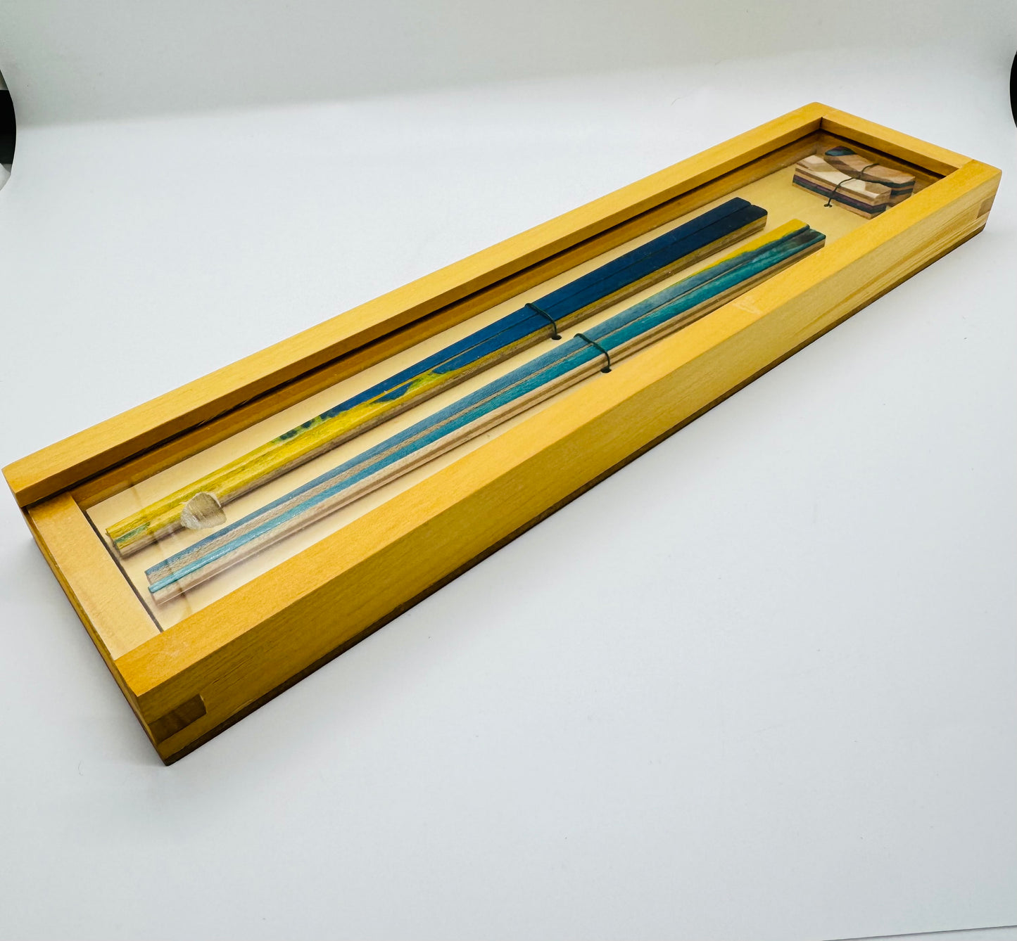 Recycled Skateboard Chopstick Box Set