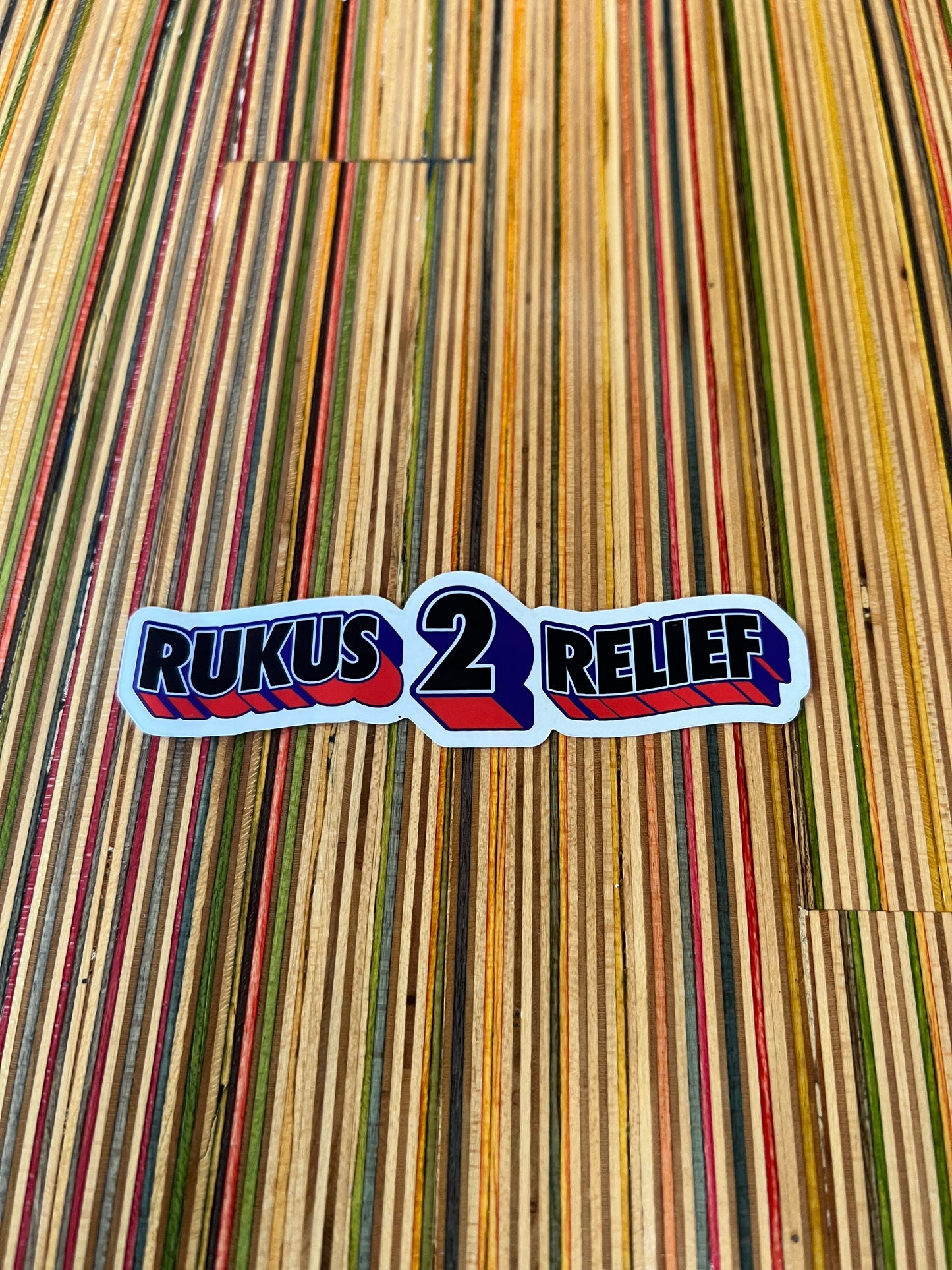 Rukus 2 Relief Sticker