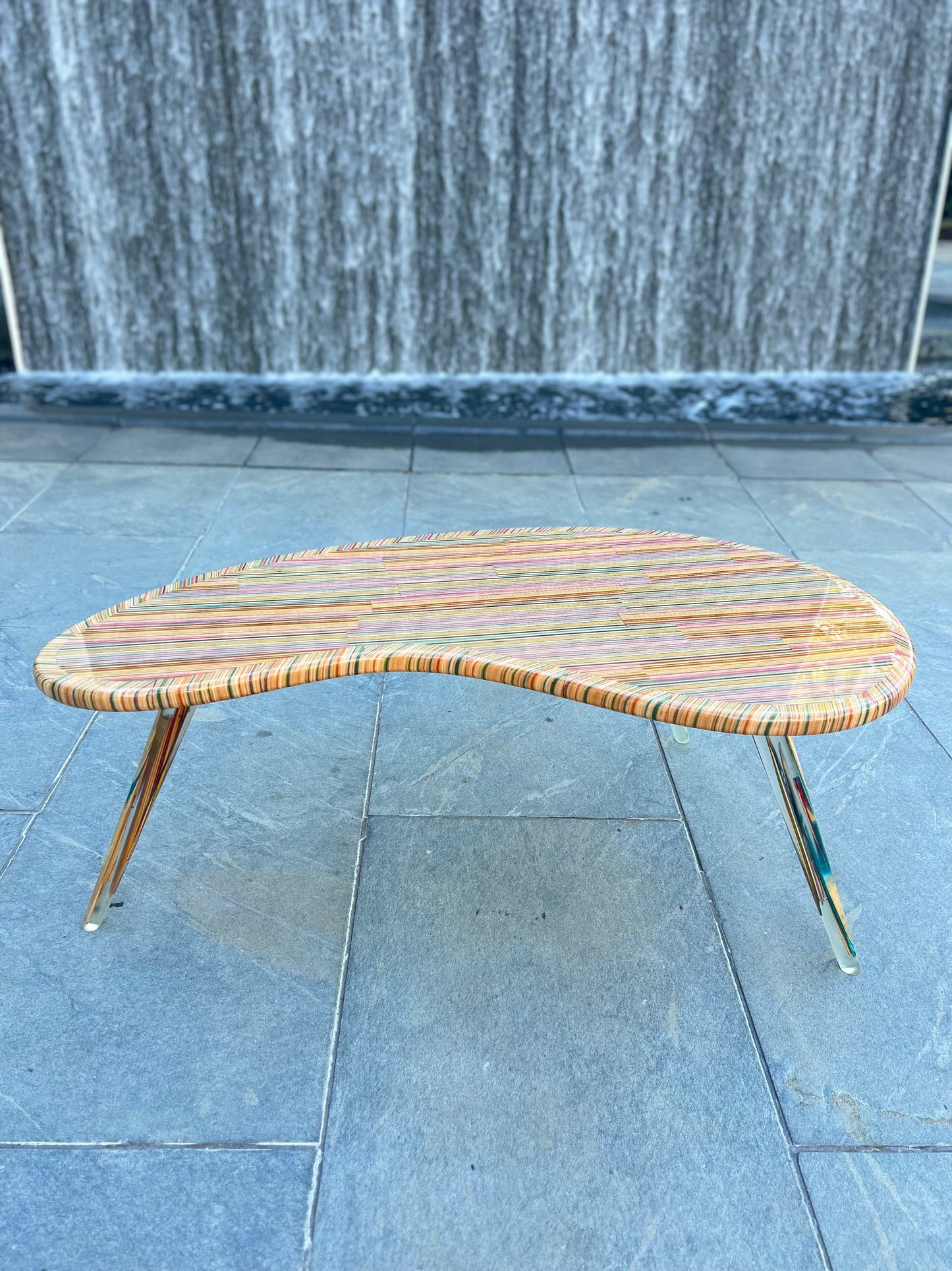 Recycled Skateboard Bean Table Pre Order