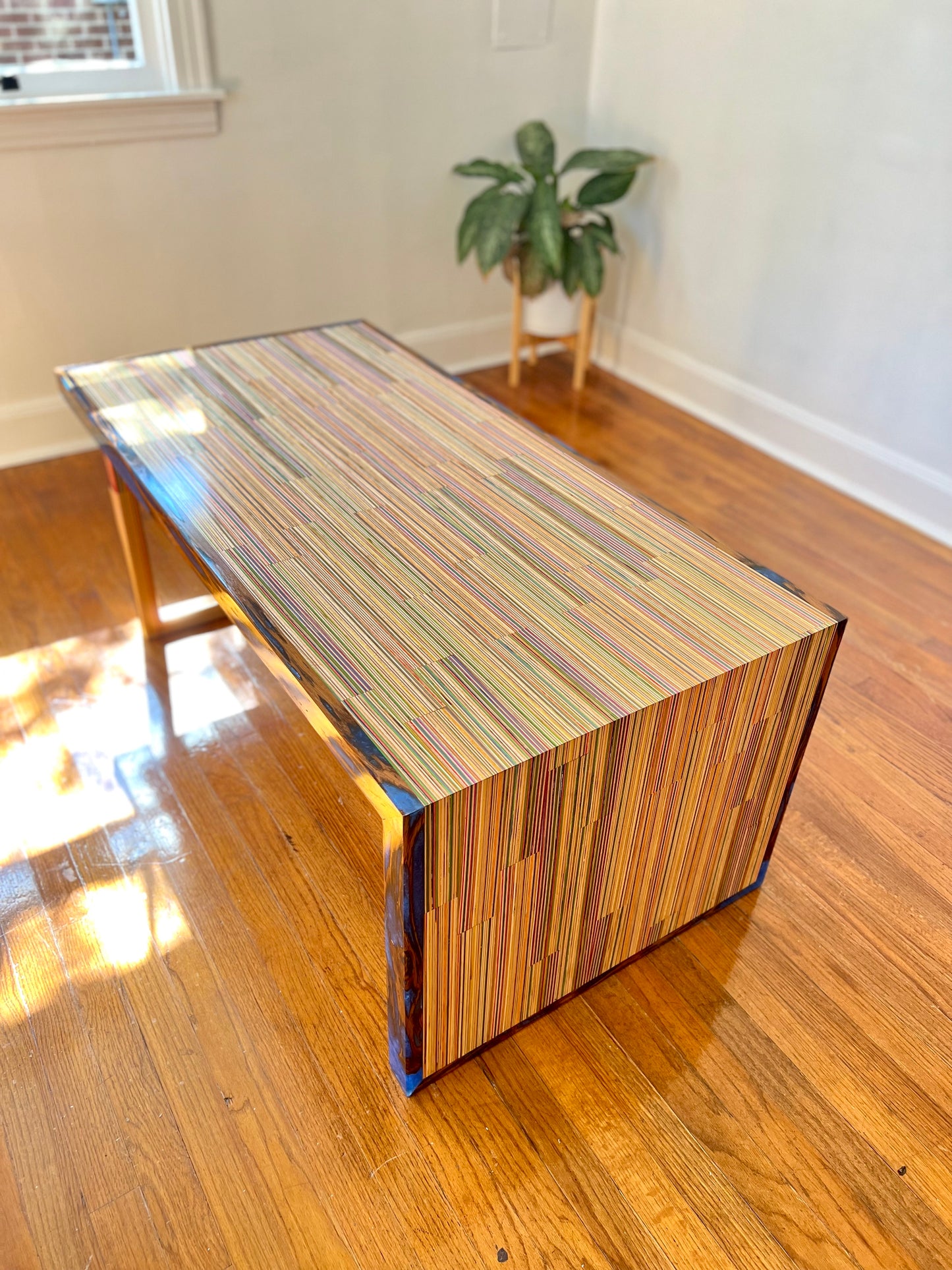 Recycled Skateboard Coffee Table
