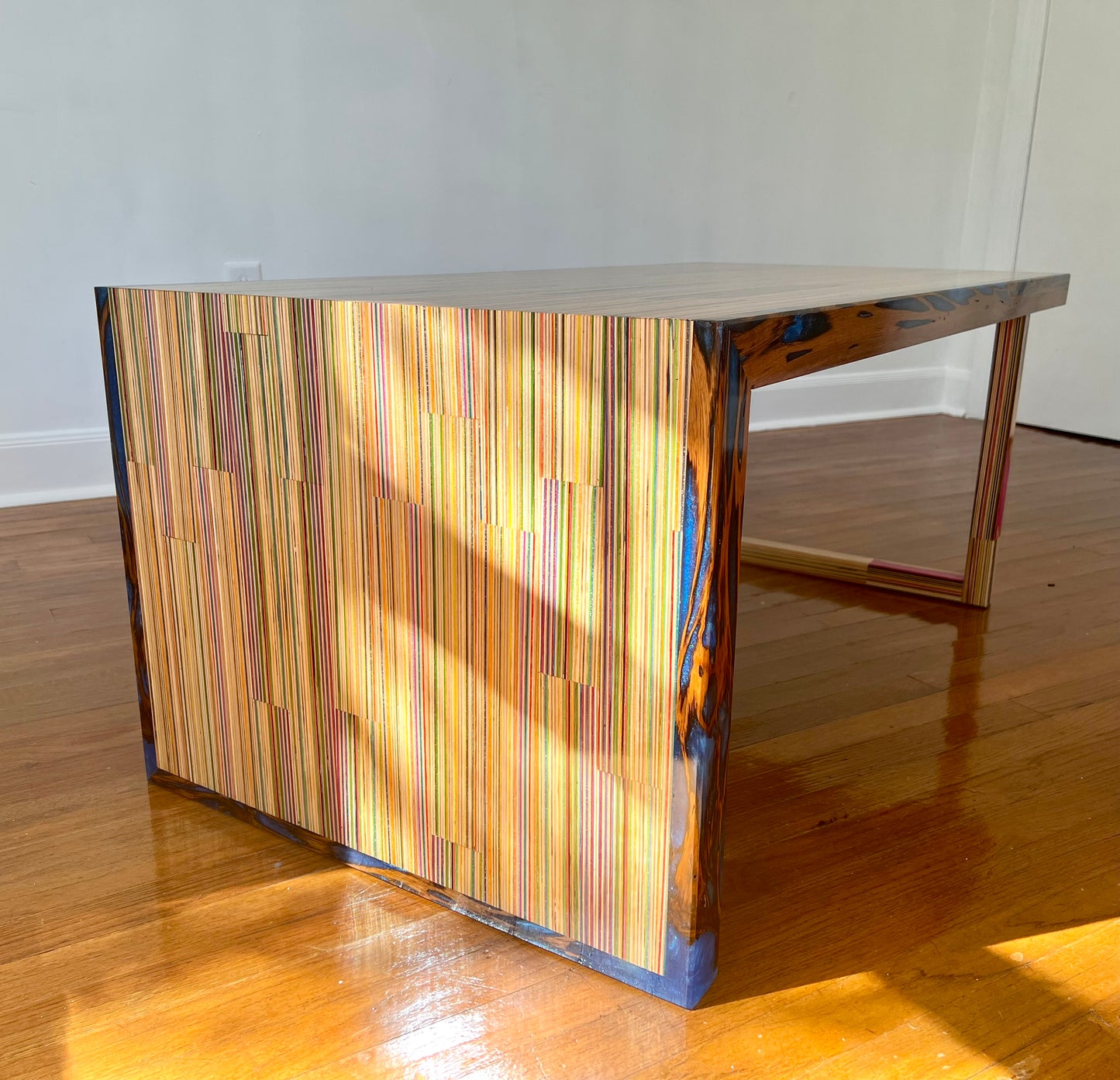 Recycled Skateboard Coffee Table