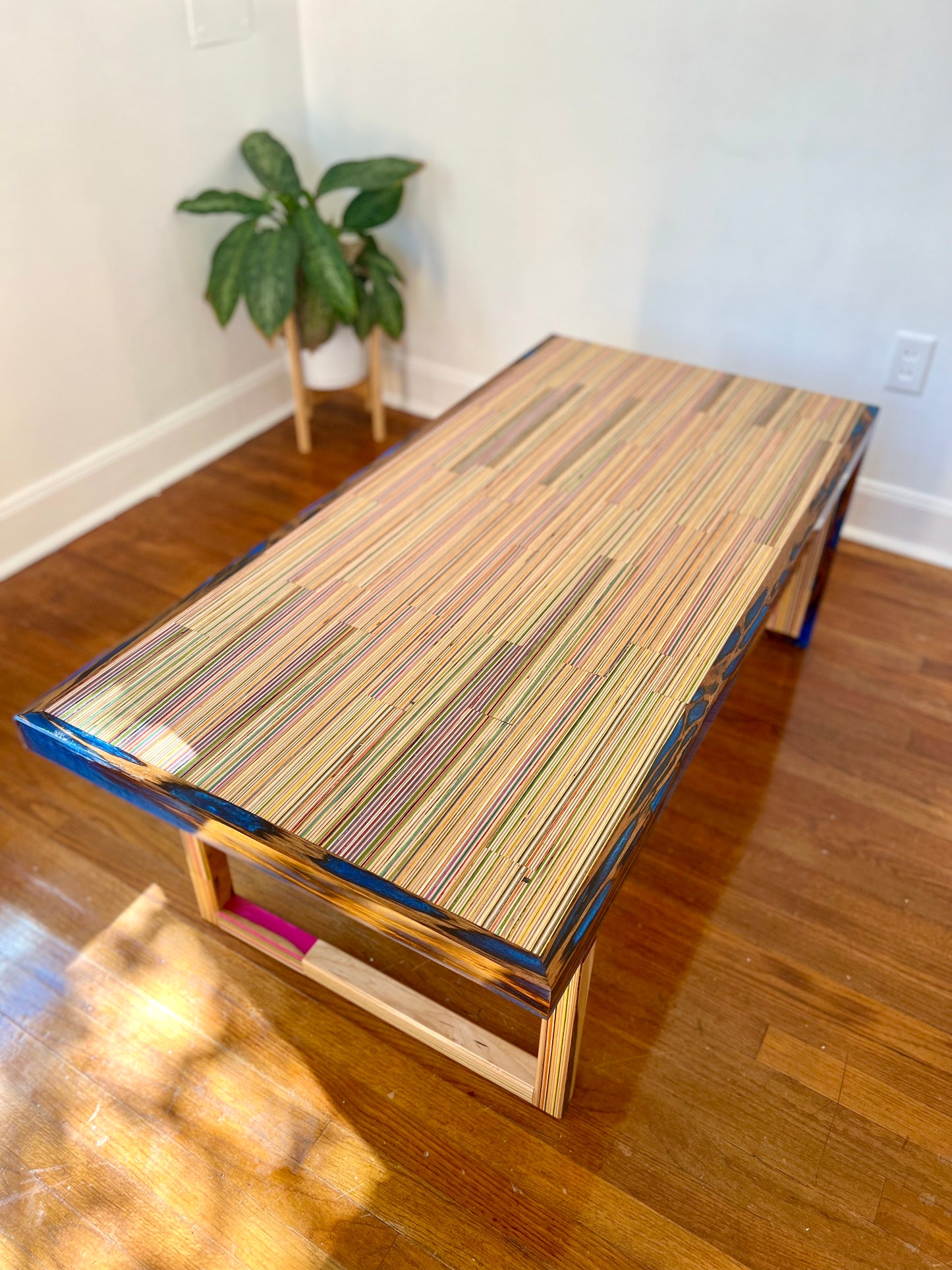 Recycled Skateboard Coffee Table