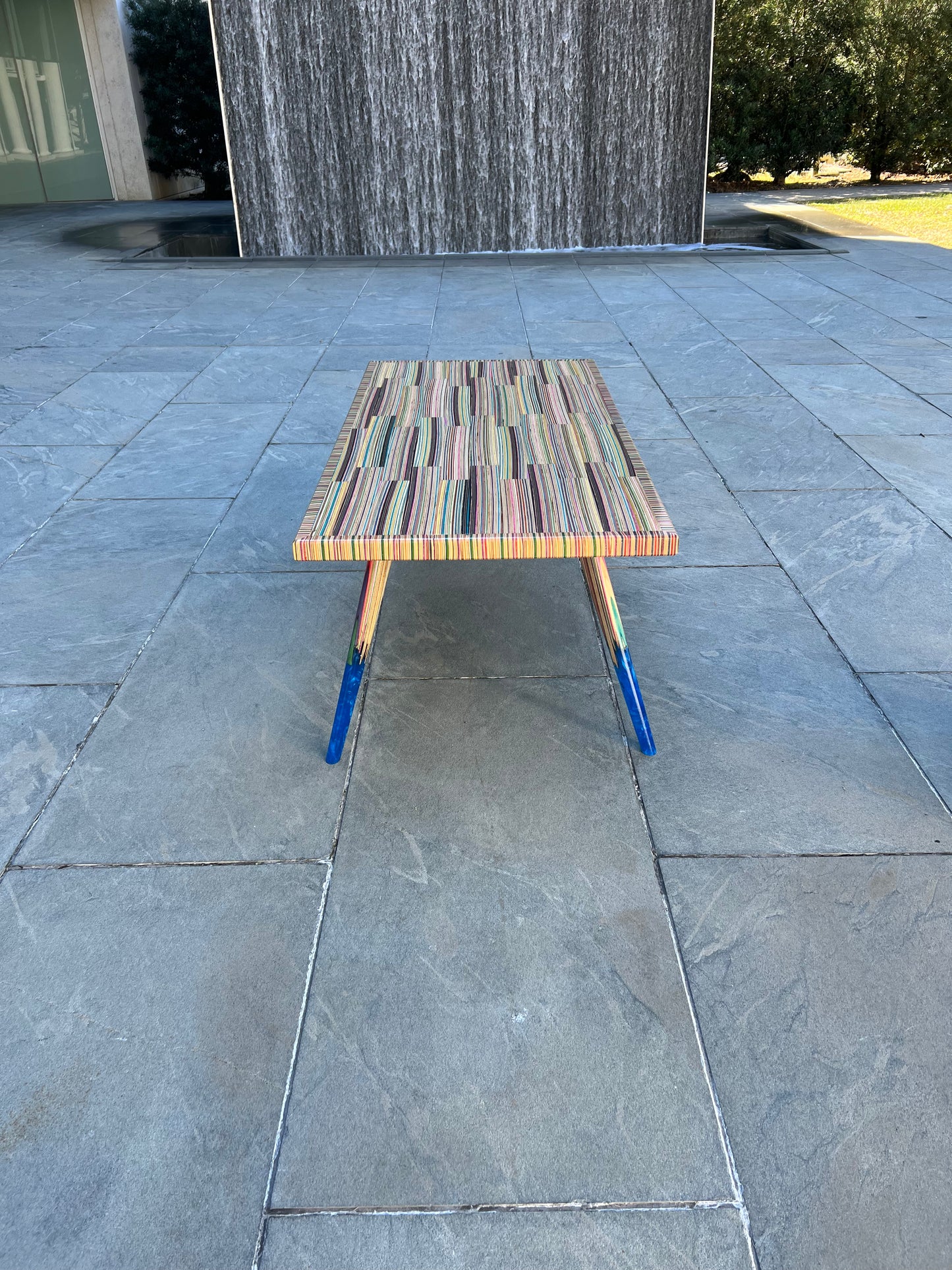 Recycled Skateboard and Epoxy Coffee Table Preorder