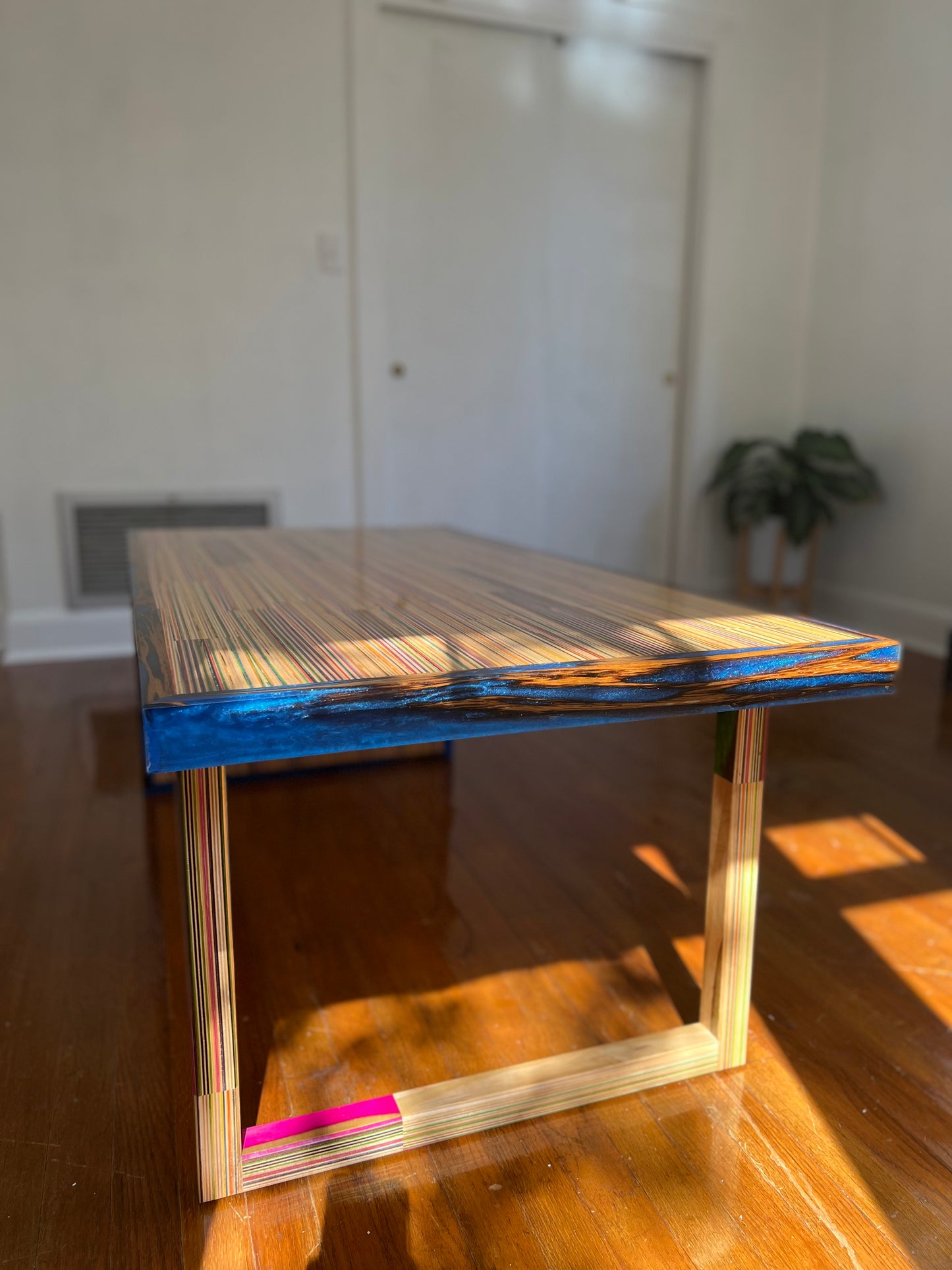 Recycled Skateboard Coffee Table