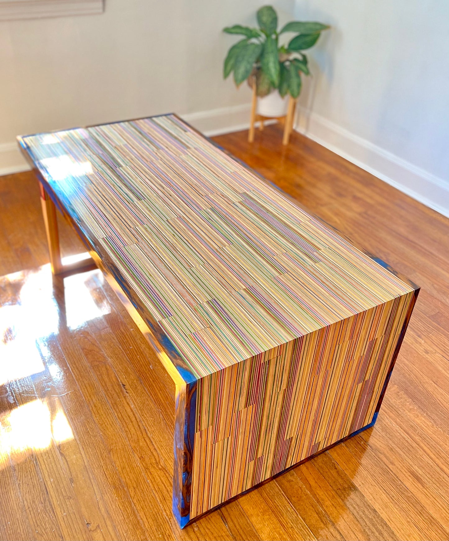 Recycled Skateboard Coffee Table