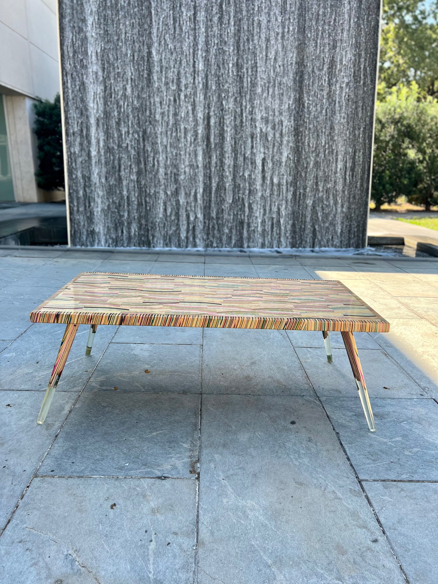 Recycled Skateboards and Epoxy Coffee Table PREORDER
