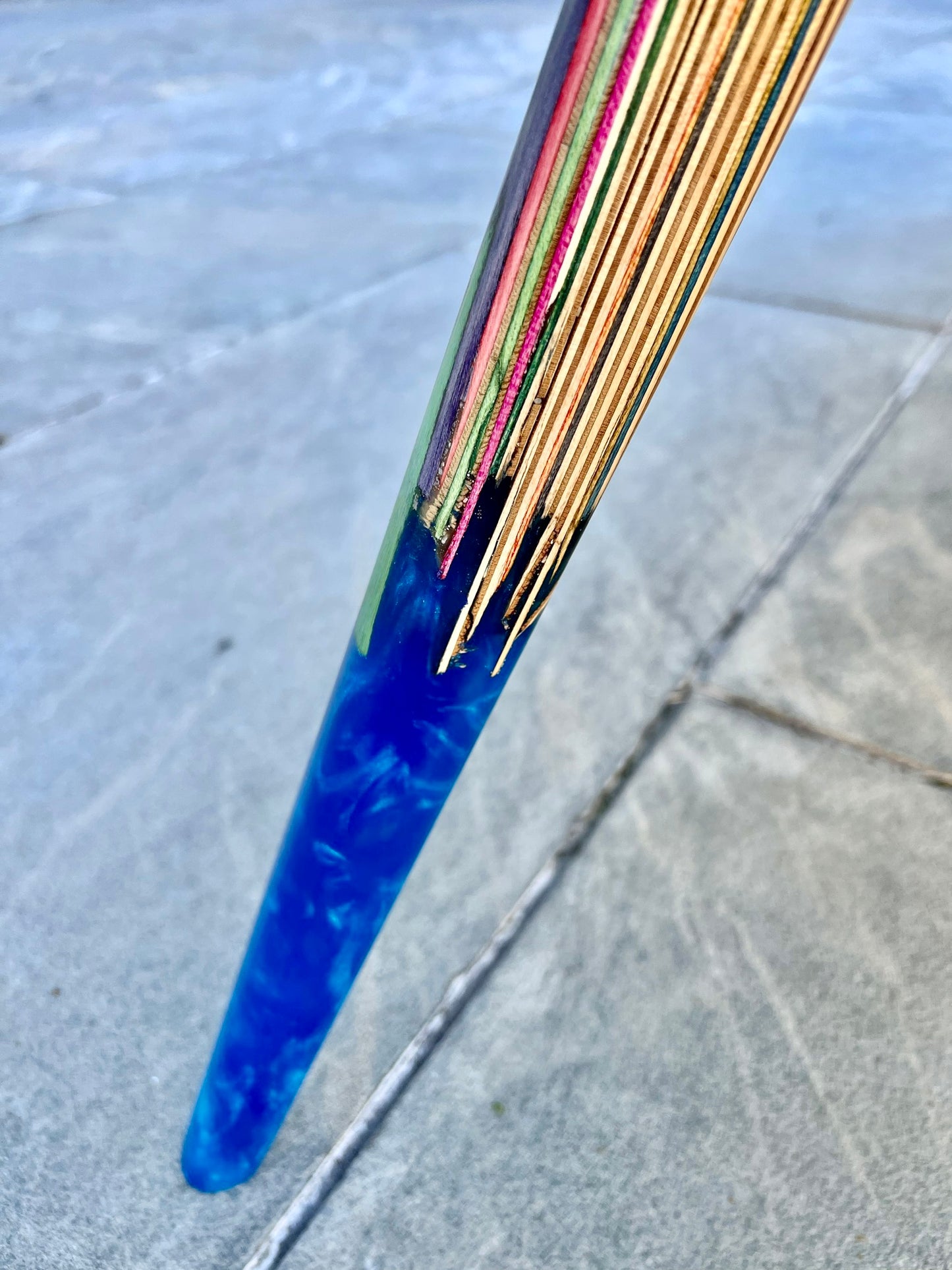 Recycled Skateboard and Epoxy Coffee Table Preorder
