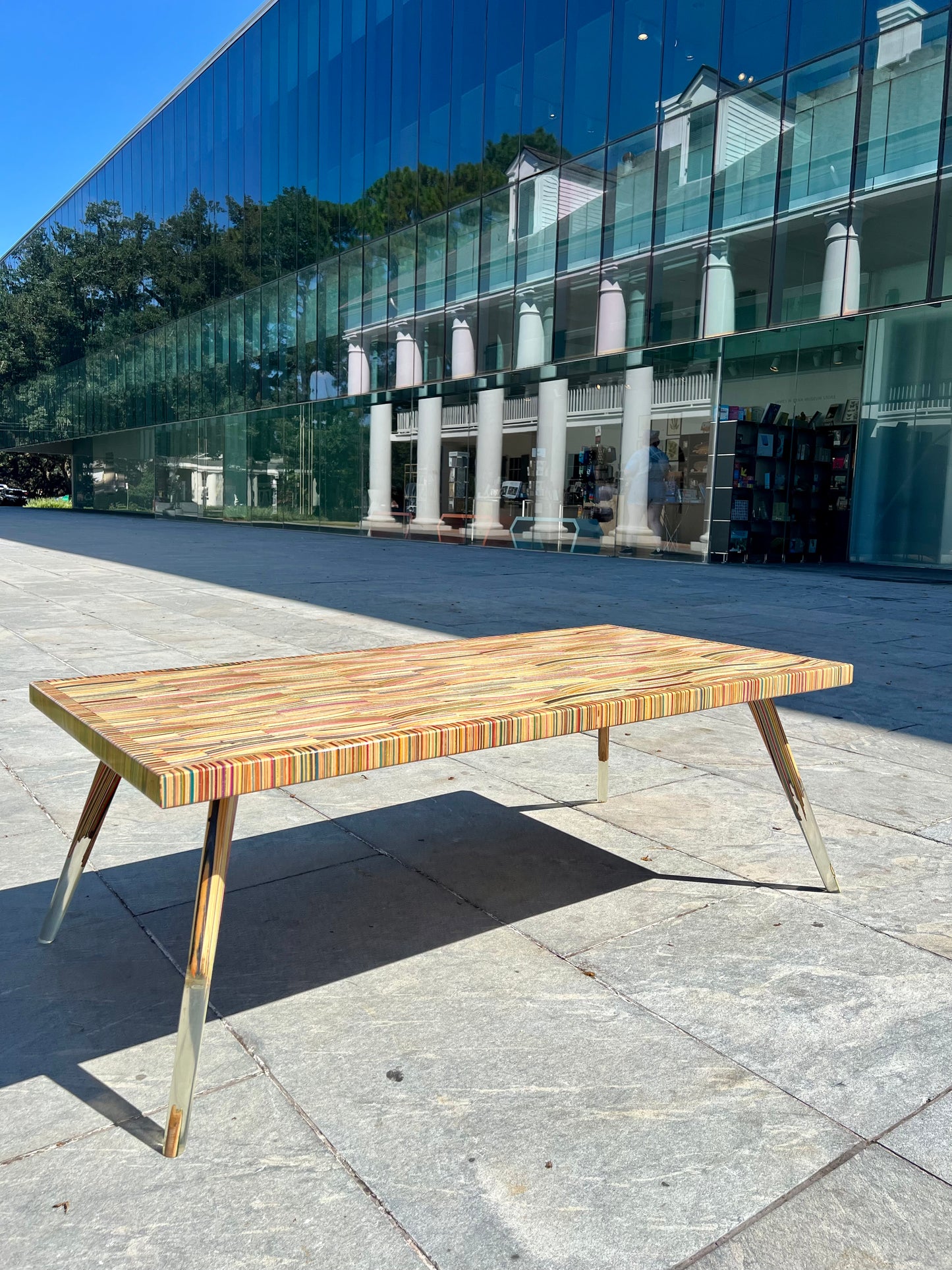 Recycled Skateboards and Epoxy Coffee Table PREORDER