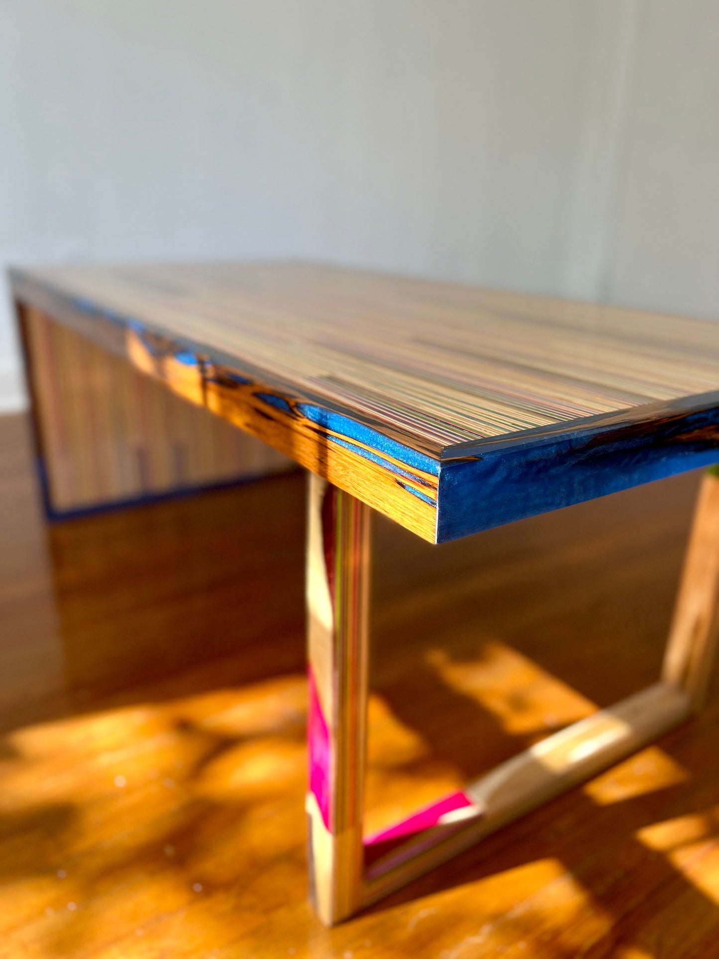 Recycled Skateboard Coffee Table