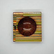 Load image into Gallery viewer, Recycled Skateboard and Black Walnut Coin Dish