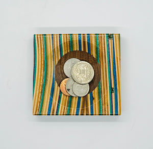 Recycled Skateboards & Walnut Coin Dish