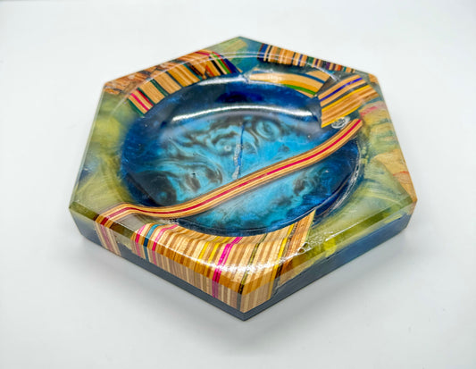 Recycled Skateboards and Epoxy Catchall