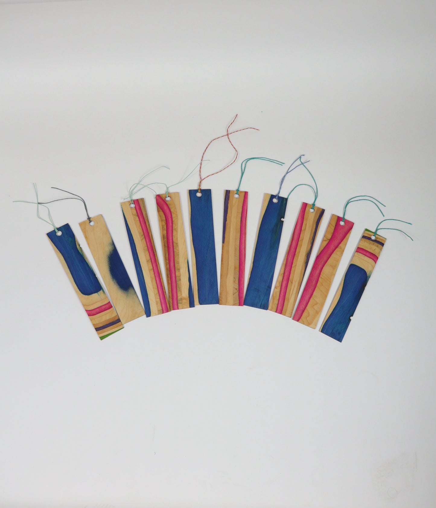 Recycled Skateboard Bookmark