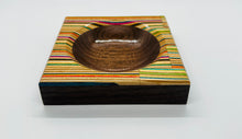 Load image into Gallery viewer, Recycled Skateboards and Black Walnut Coin Dish