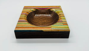 Recycled Skateboards and Black Walnut Coin Dish