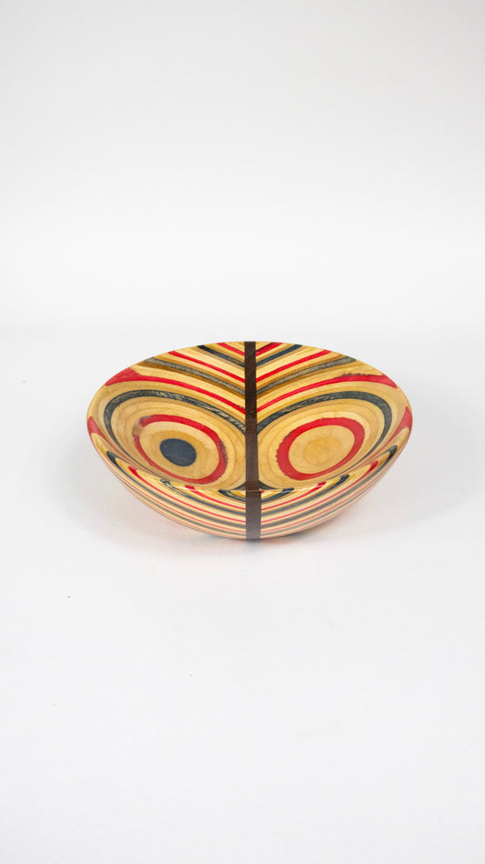 Recycled Skateboards and Black Walnut Bowl