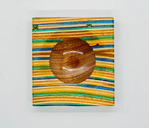 Recycled Skateboards & Walnut Coin Dish