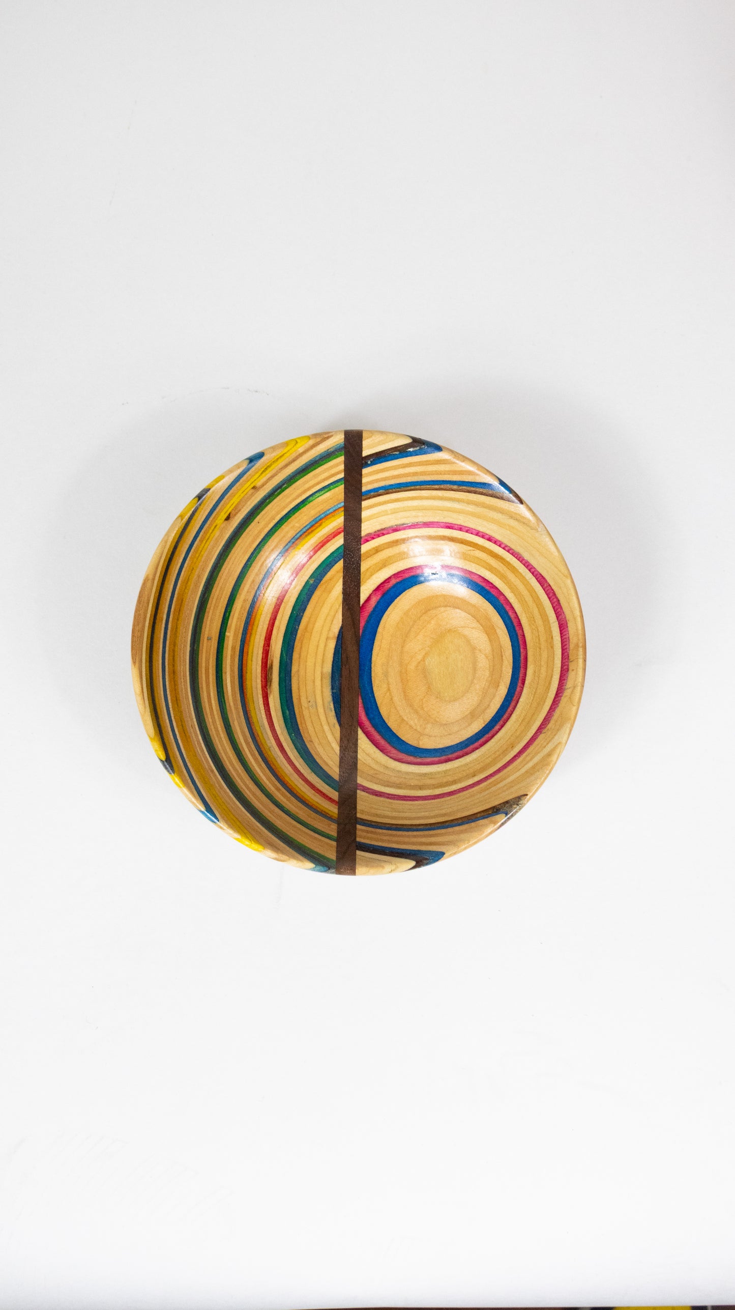 Recycled Skateboards and Black Walnut Bowl