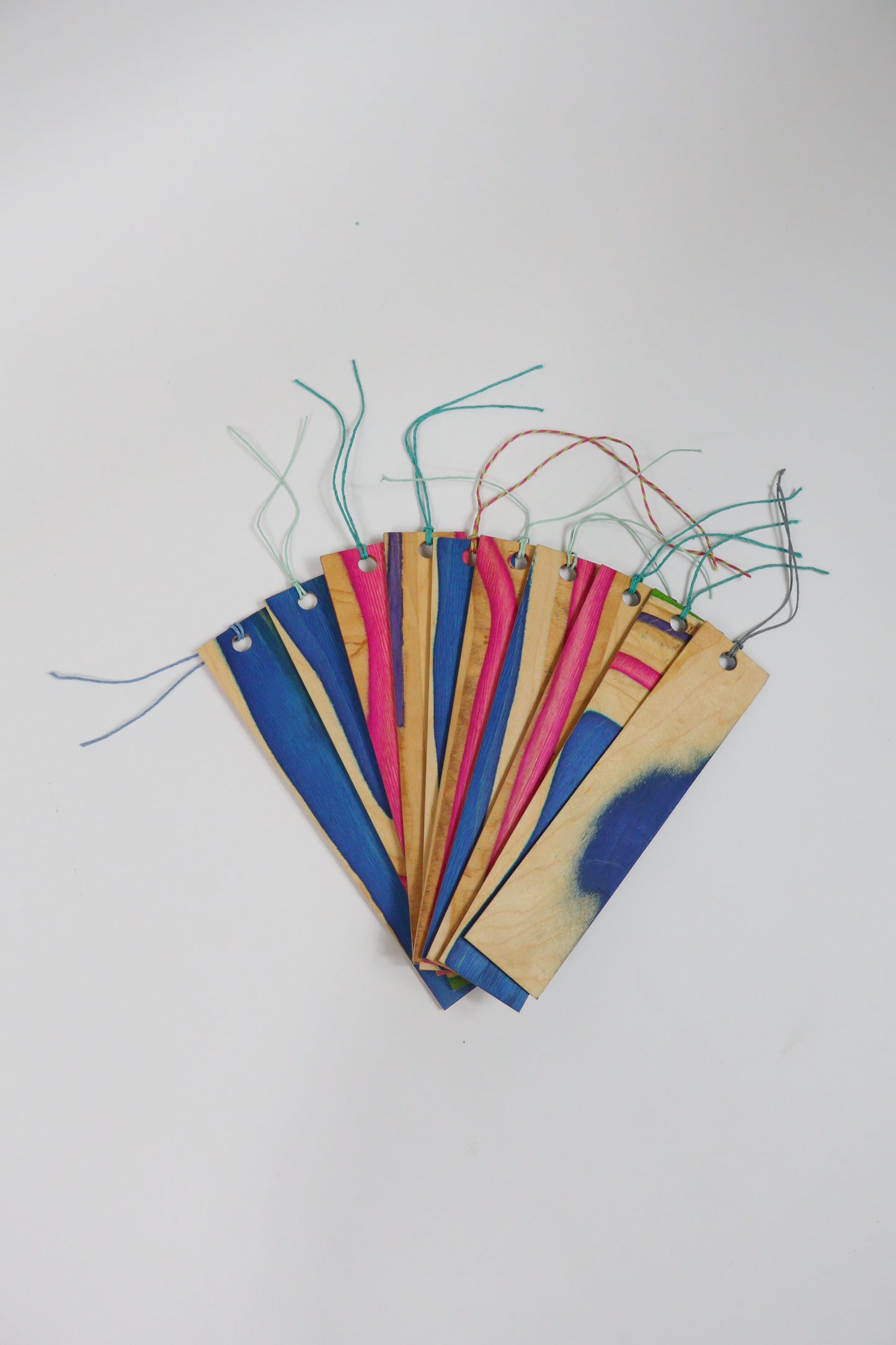 Recycled Skateboard Bookmark