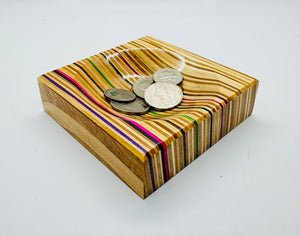 Recycled Skateboard Coin Dish