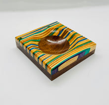 Load image into Gallery viewer, Recycled Skateboards &amp; Walnut Coin Dish