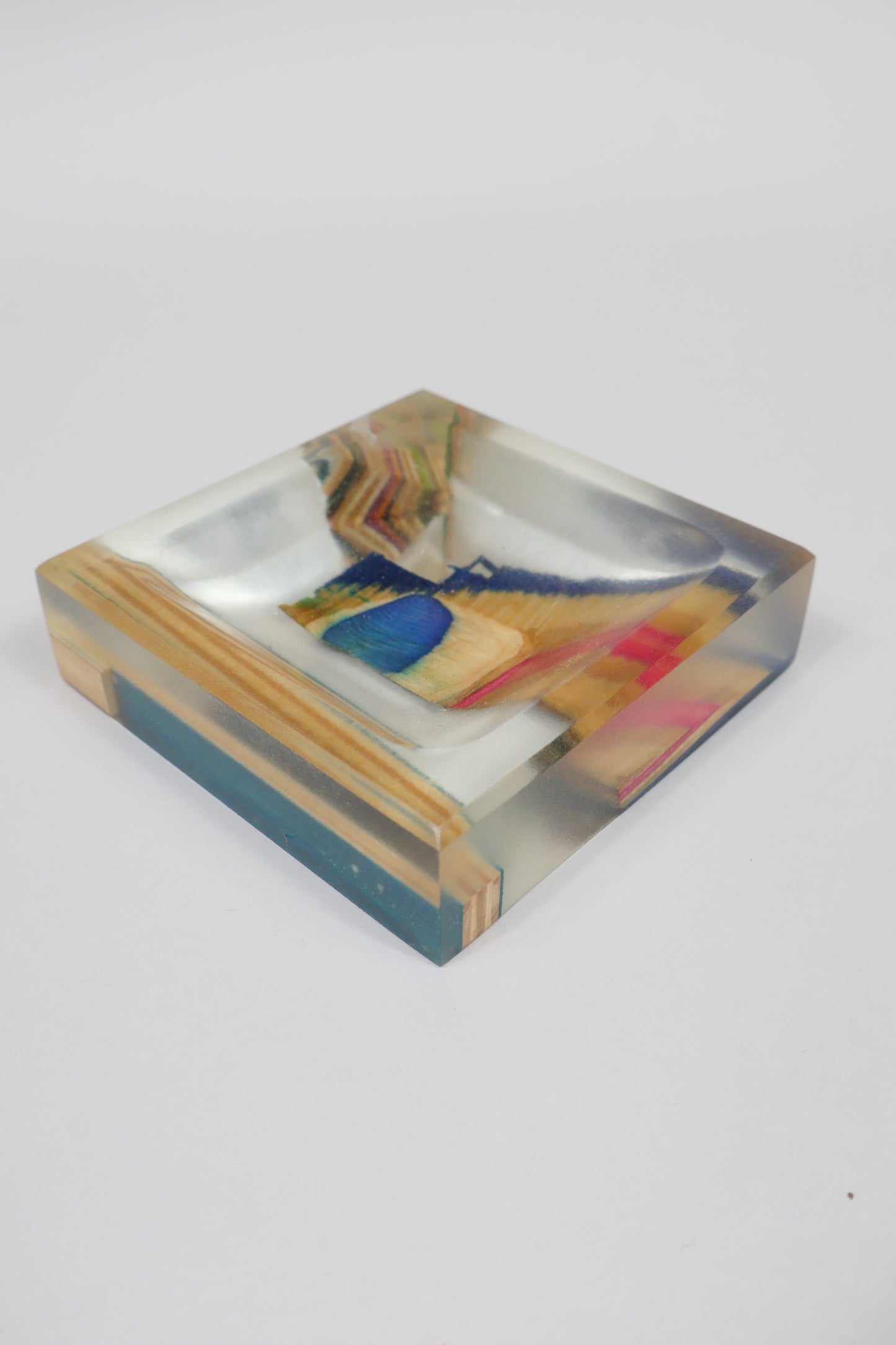 Epoxy and Skateboards Coin/Ring Dish ✨