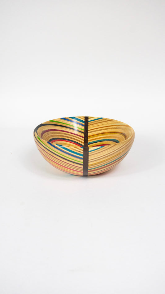 Recycled Skateboards and Black Walnut Bowl