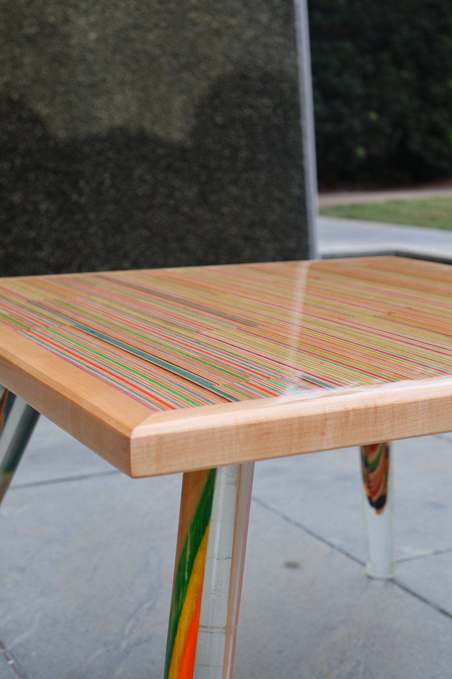 Recycled Skateboards and Epoxy Coffee Table Preorder