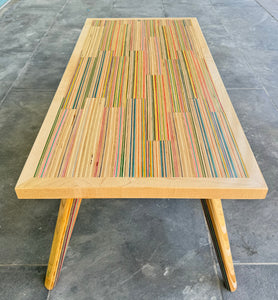 Recycled Skateboards and Maple Coffee Table Preorder
