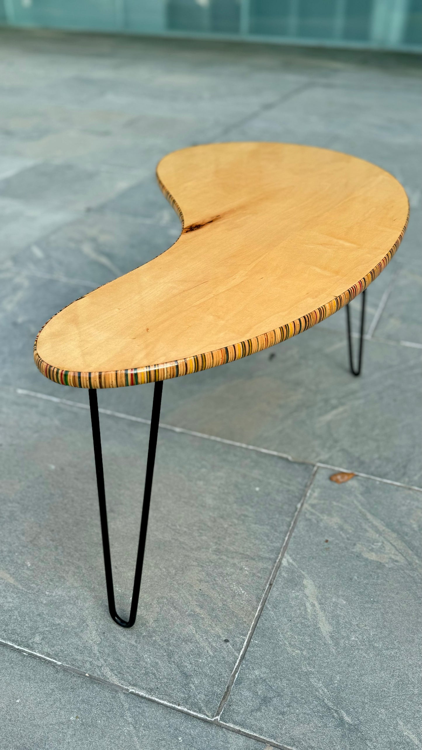 Maple & Skateboards Bean Table