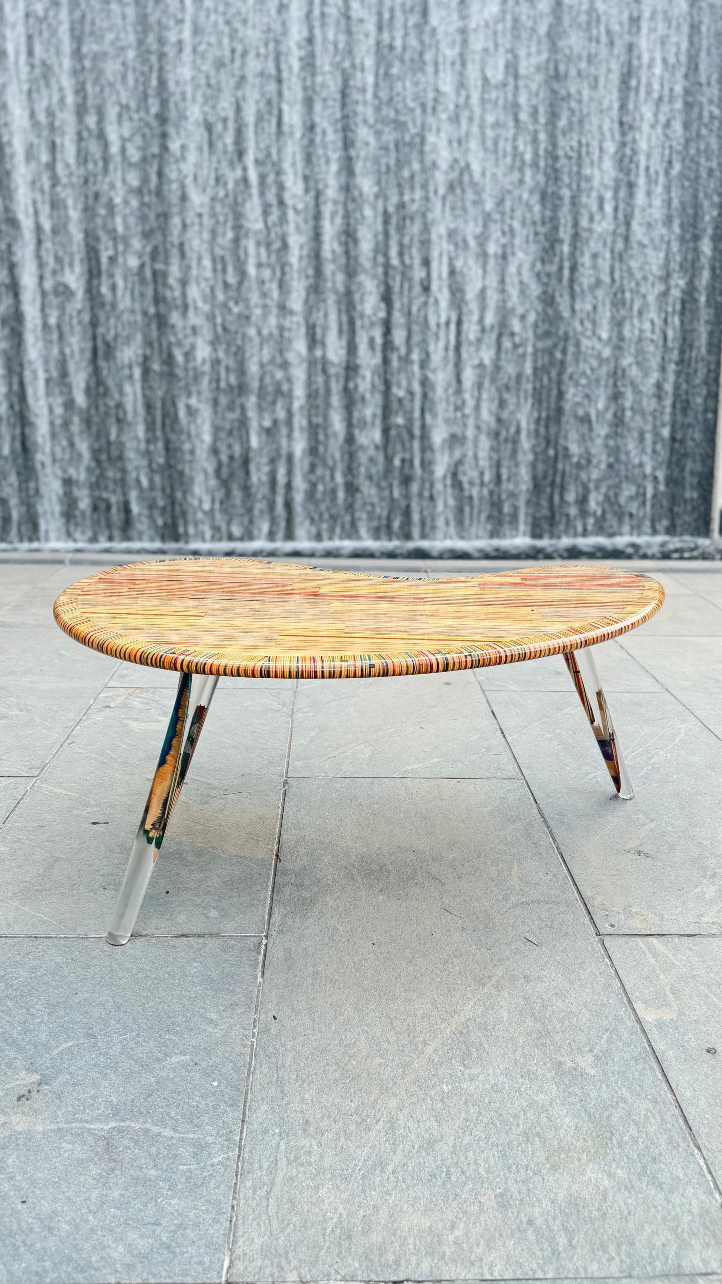Large Recycled Skateboard Bean Table Pre Order