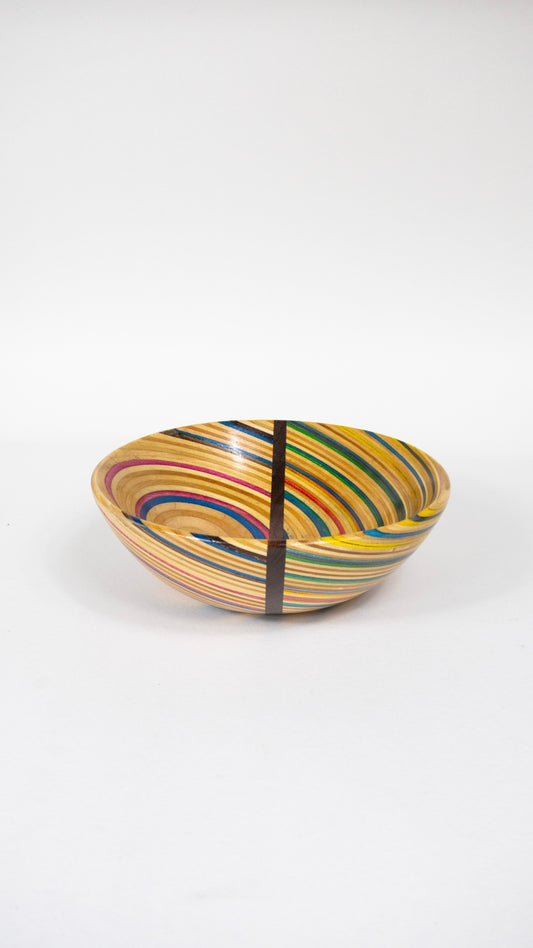 Recycled Skateboards and Black Walnut Bowl