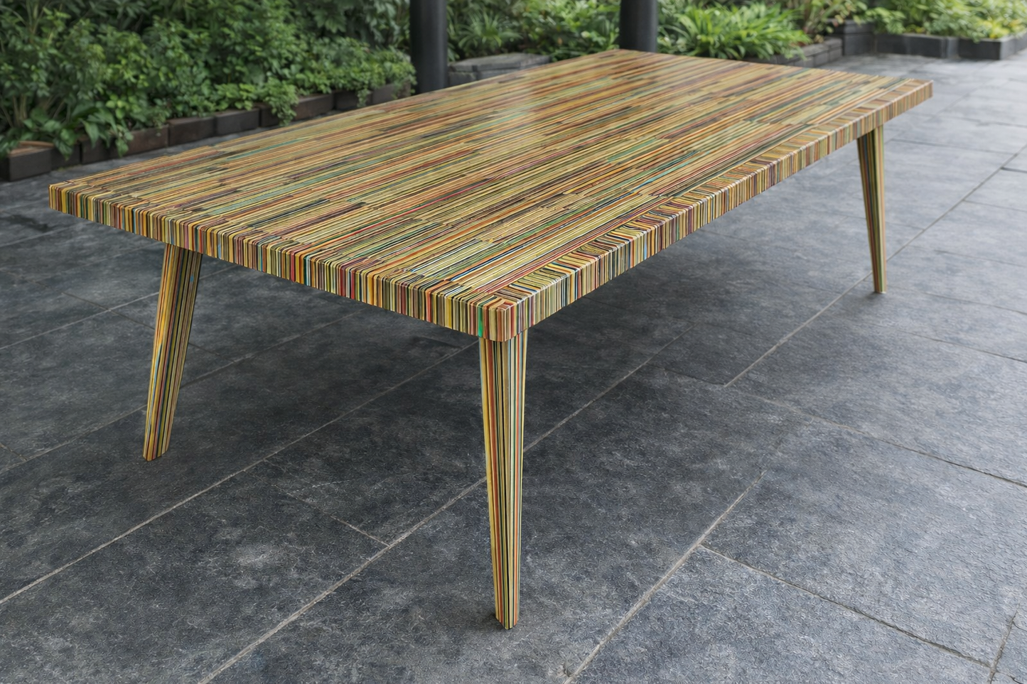 Recycled Skateboard Dining Table
