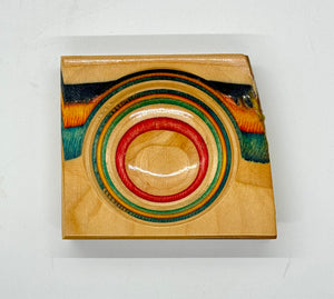 Recycled Skateboard Abstract Coin Dish