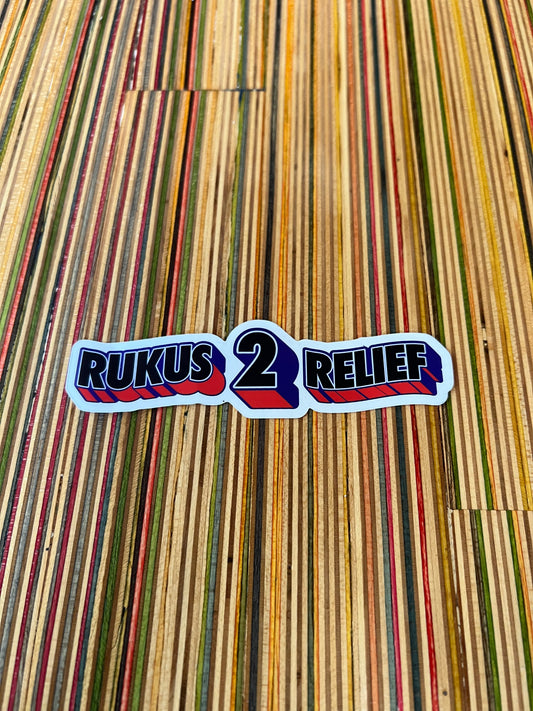 Rukus 2 Relief Sticker