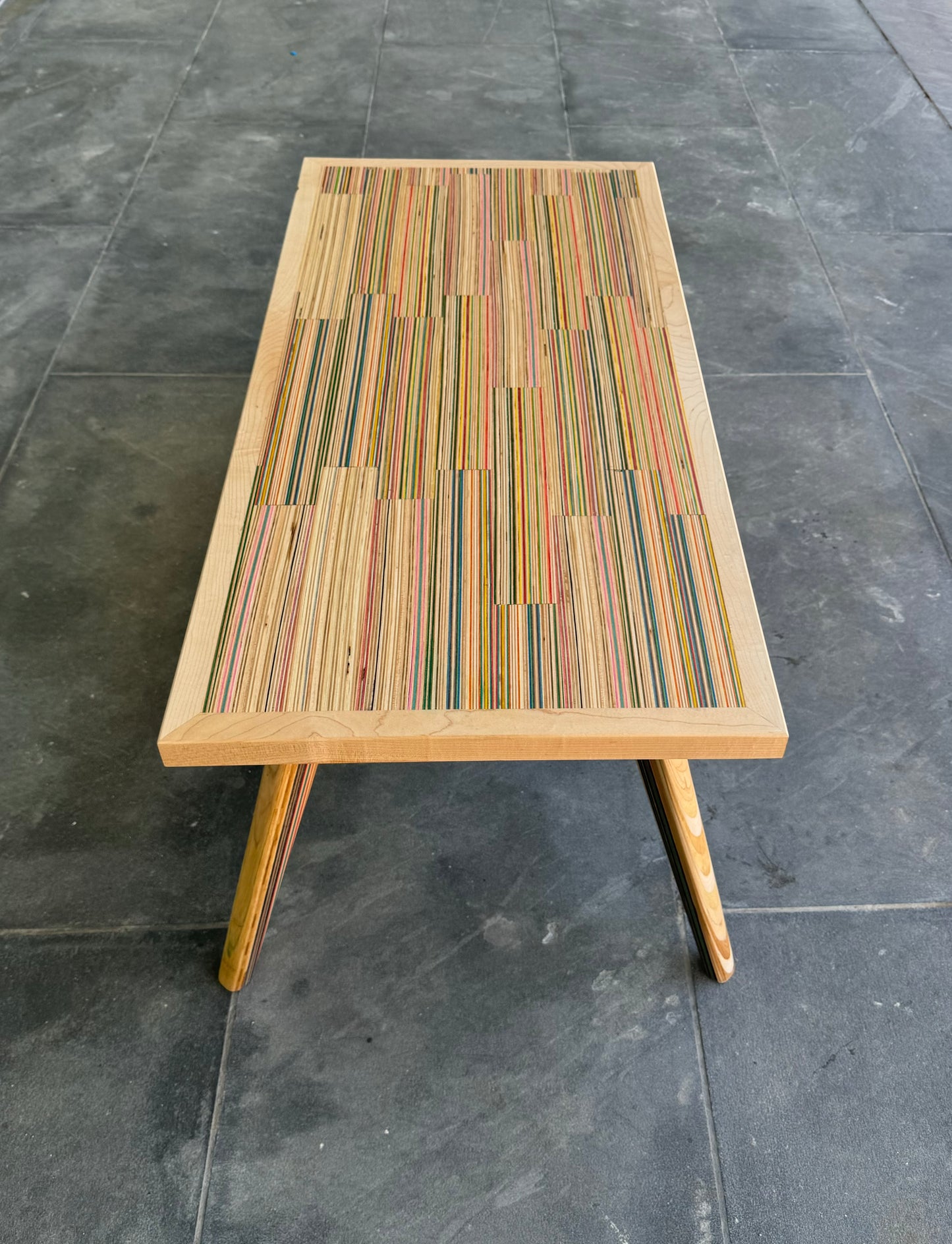 Recycled Skateboards and Maple Coffee Table Preorder