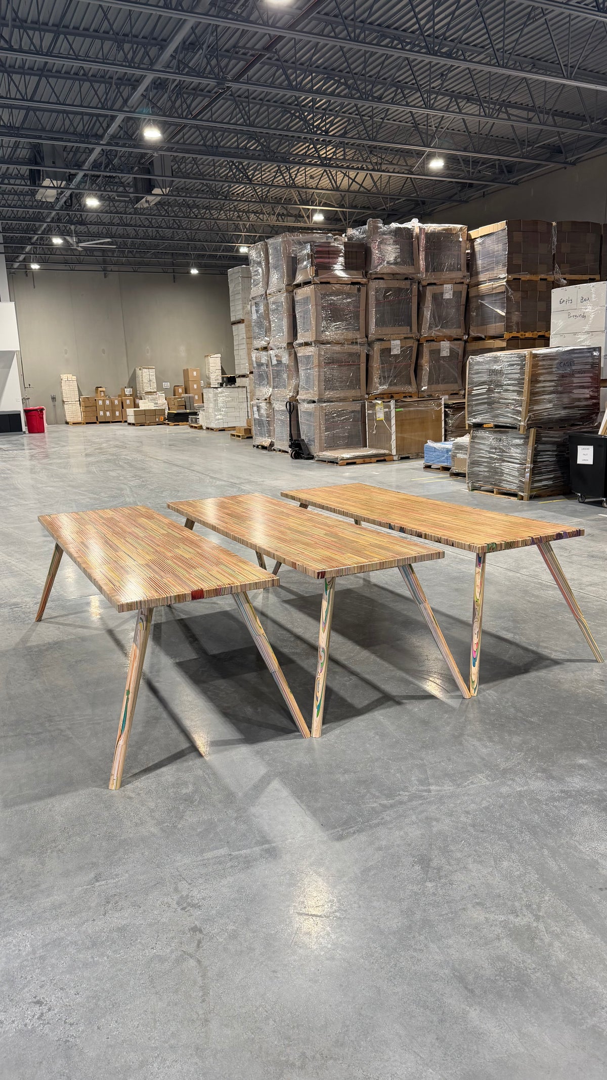 Recycled Skateboard Dining Table