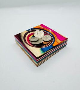 Micro Recycled Skateboard Coin Dish