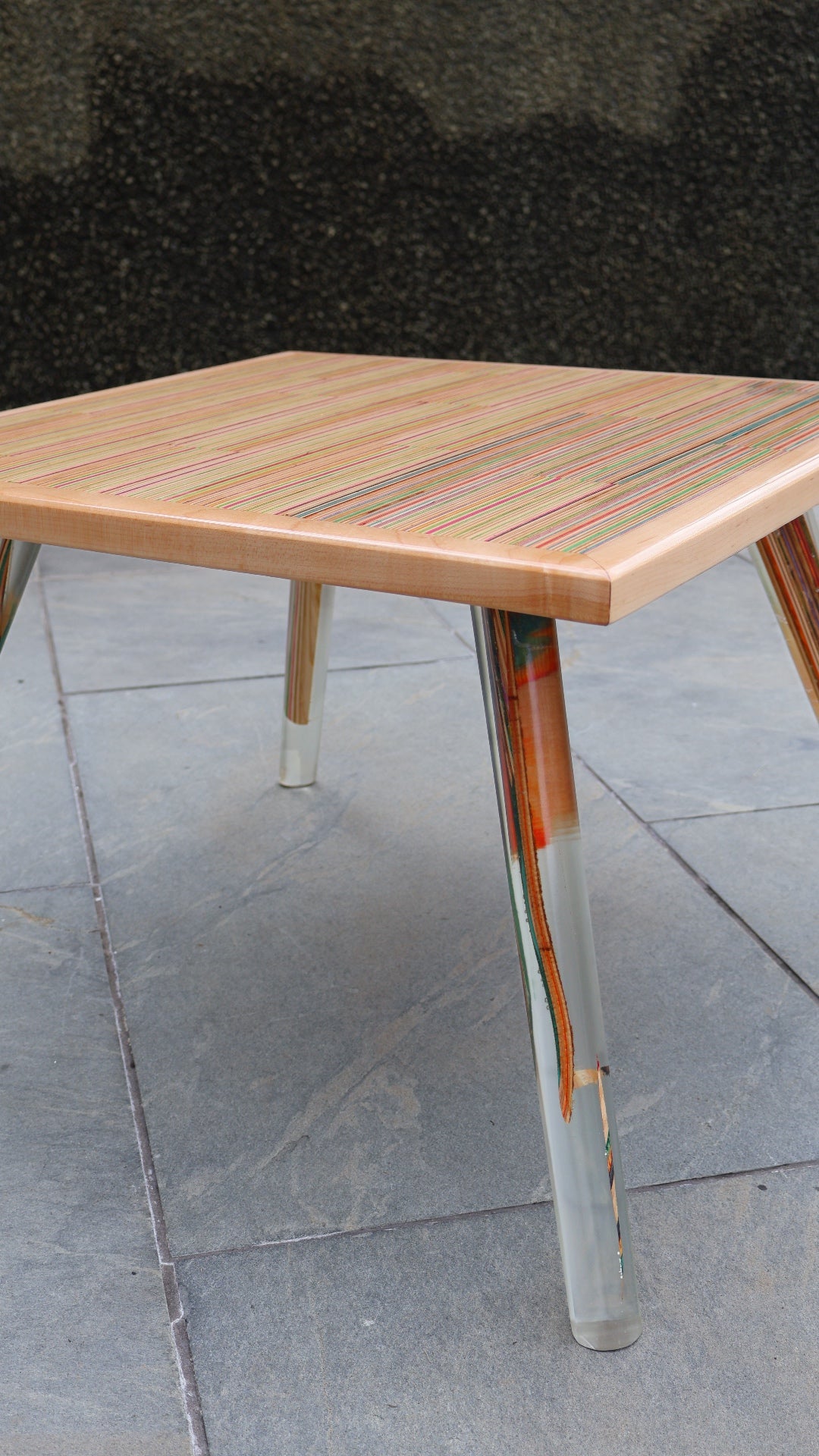 Recycled Skateboards and Epoxy Coffee Table Preorder