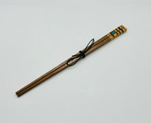 Load image into Gallery viewer, Walnut/Recycled Skateboard Chopsticks