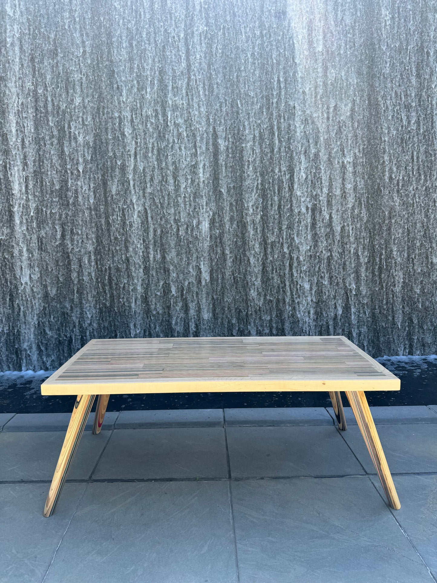 Recycled Skateboards and Maple Coffee Table Preorder