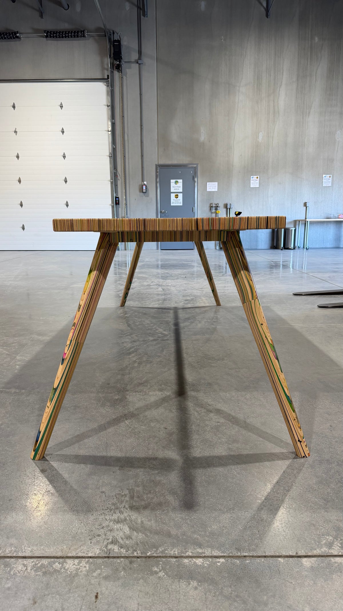 Recycled Skateboard Dining Table