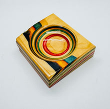 Load image into Gallery viewer, Recycled Skateboard Abstract Coin Dish