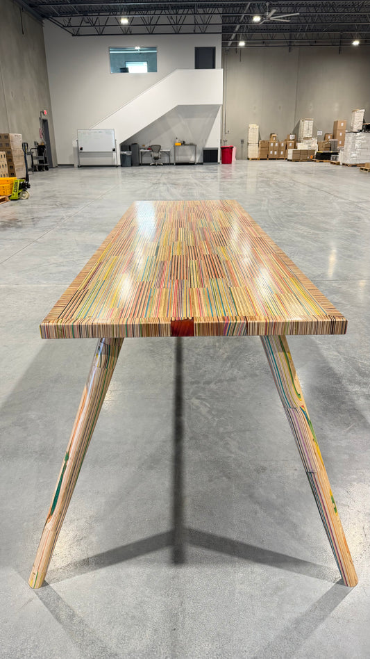 Recycled Skateboard Dining Table