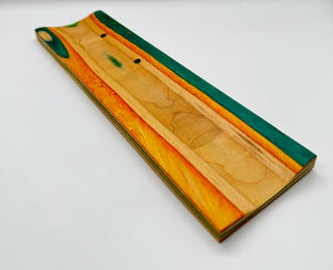 Gradient-Recycled Skateboard Wall Saver
