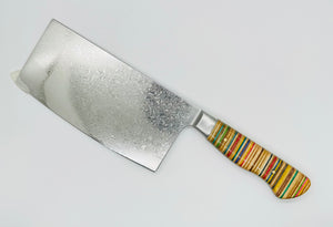 Recycled Skateboards and Japanese Damascus Steel Chef’s Clever