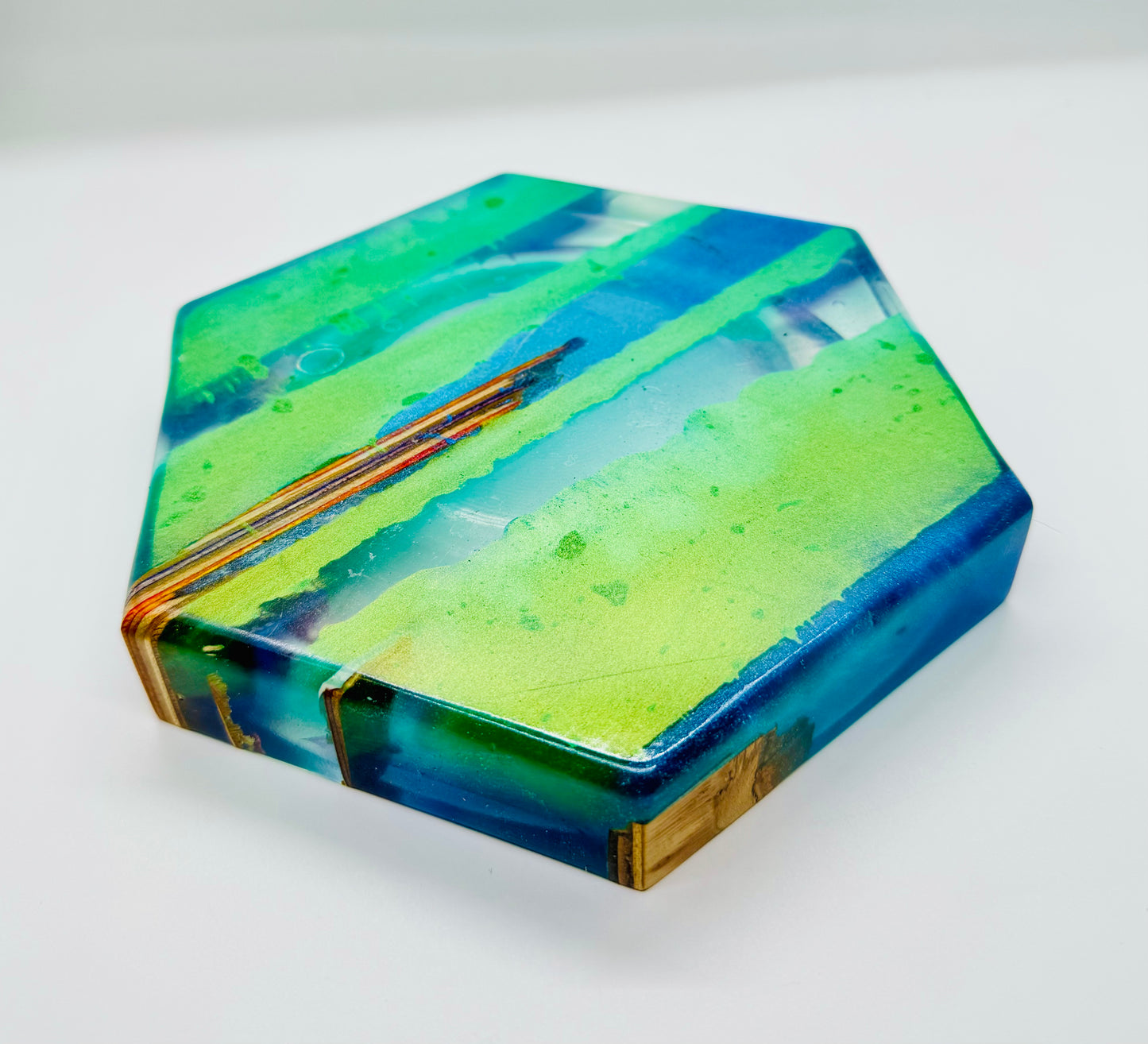 Recycled Skateboards and Epoxy Catch All Tray