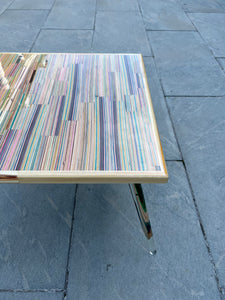 Recycled Skateboards and Epoxy Coffee Table